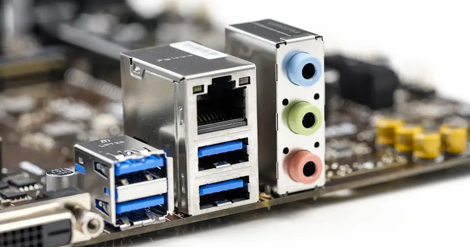 Was hat es zu bedeuten, wenn ein USB-Anschluss blau ist?