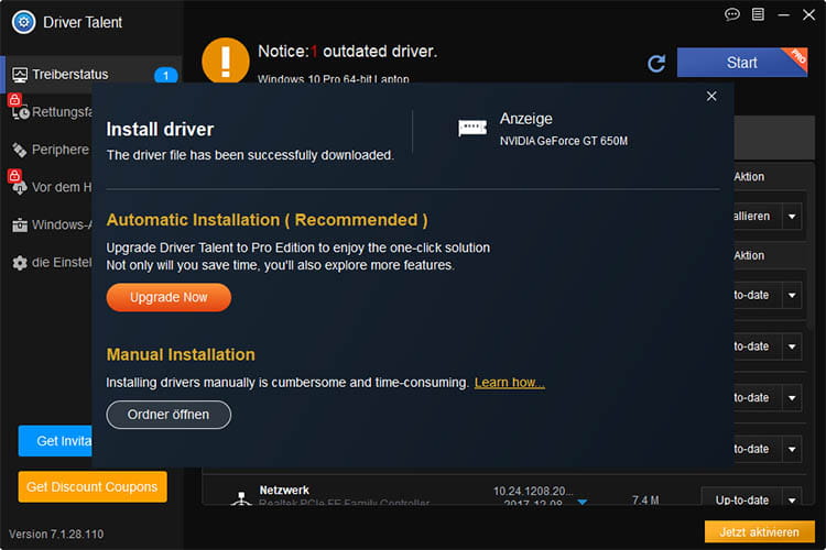 Driver Talent - Demo