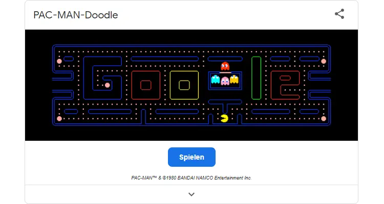 Screenshot: Spiel Pac Man