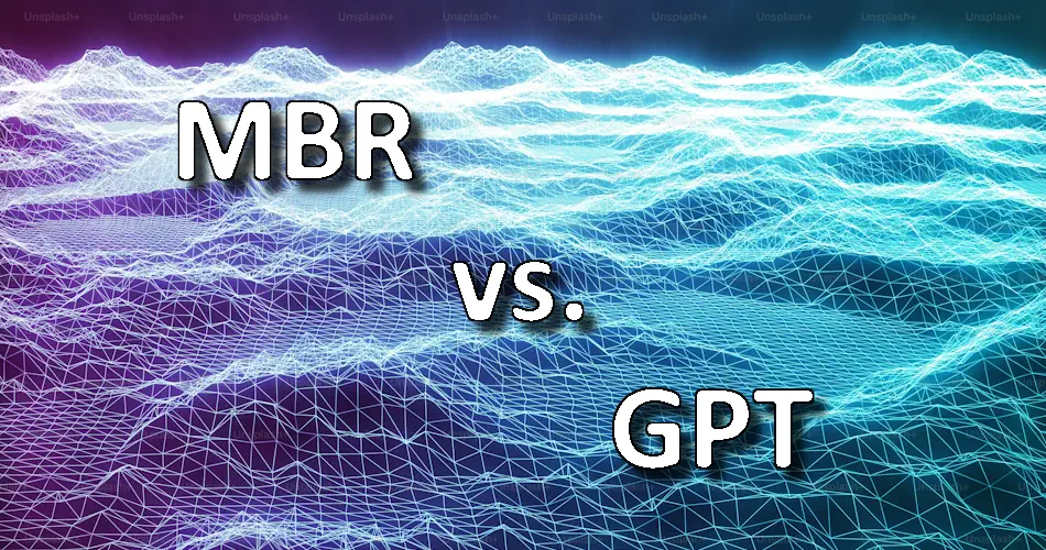 MBR vs. GPT MBR vs. GPT