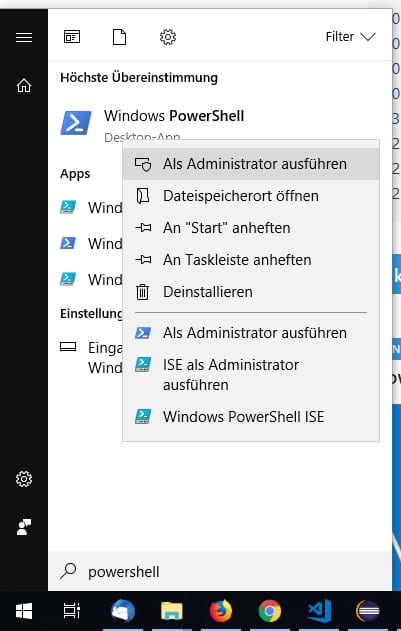 Windows 10 Powershell