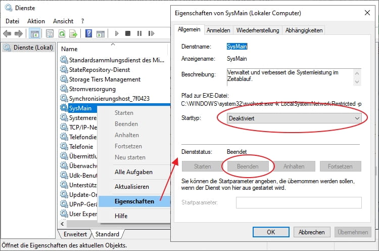 Windows 10 Registrierungs-Editor NDU-Wert ändern