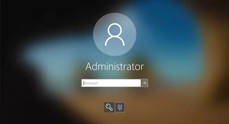 Windows 10 Anmelde-Bildschirm