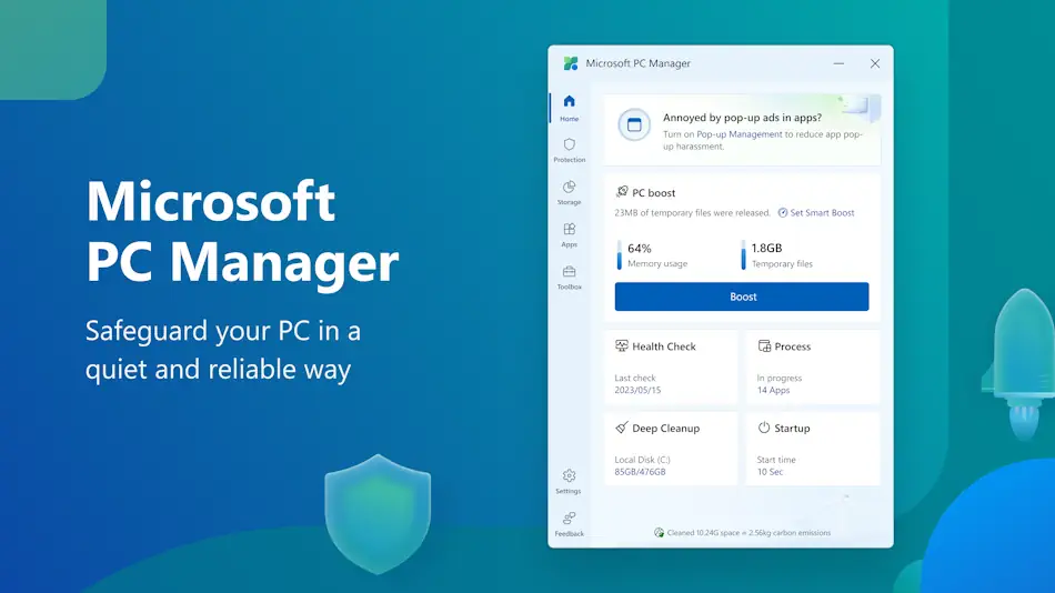 Optimieren Sie Ihren Windows 11-PC ohne zusätzlichen Ballast Screenshot: Microsoft PC Manager