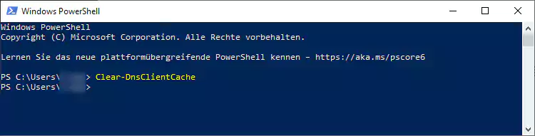 Windows 11 - Eingabeaufforderung - Powershell eingeben