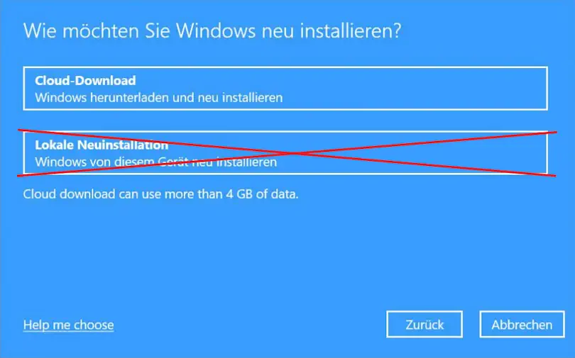 Windows Installation in der Cloud Screenshot: Windows Installation in der Cloud